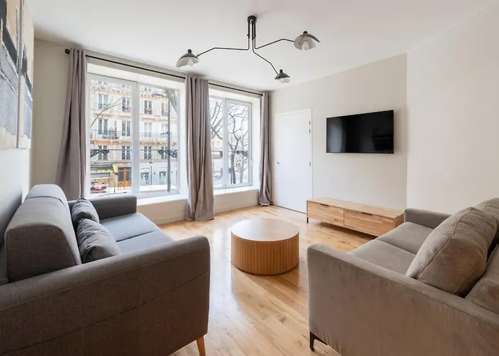 公寓 Beautiful & Modern 1bd Flat Near Montmartre 巴黎